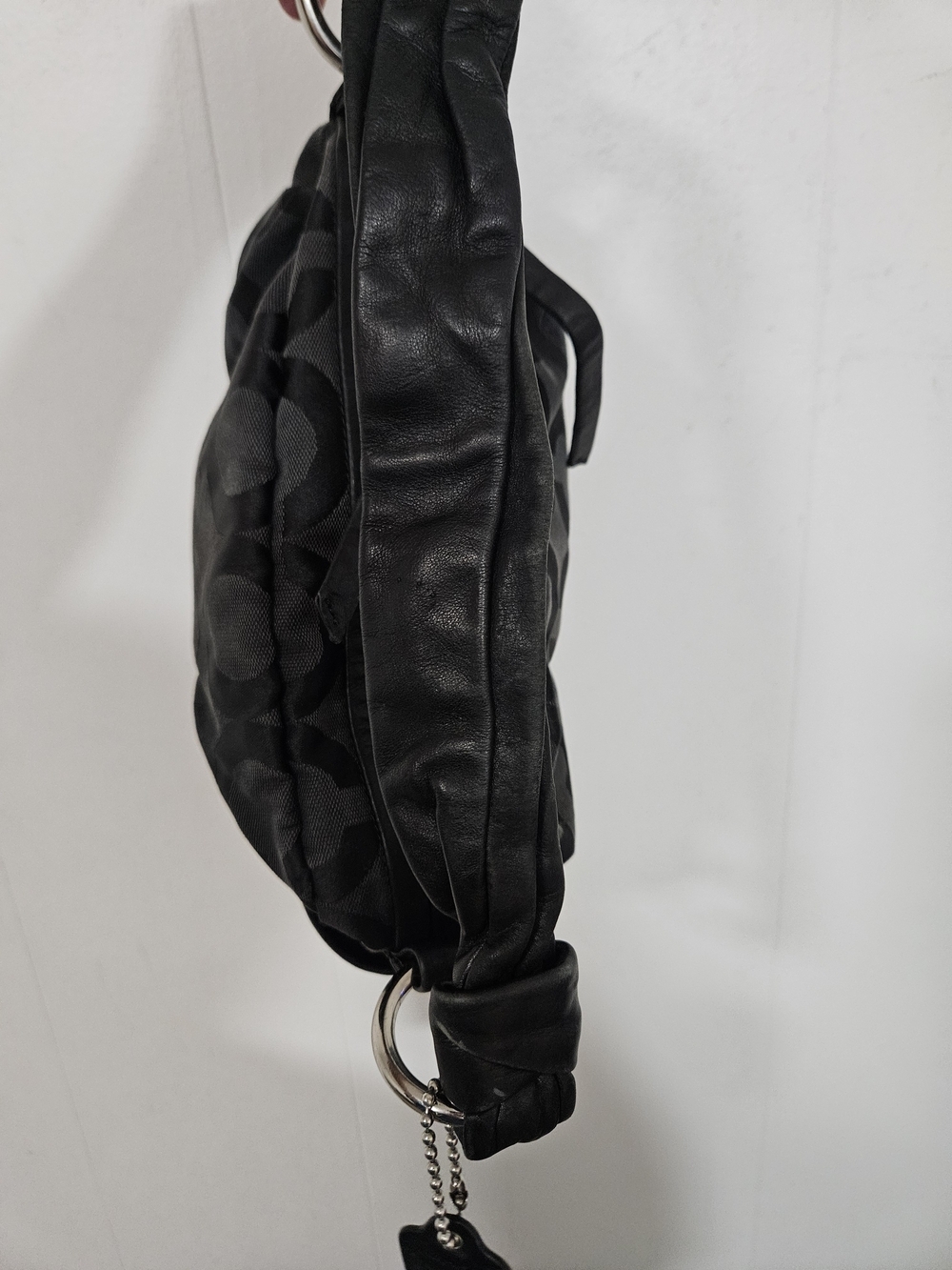Vintage Coach Op Art Parker Hobo - Picture 6 of 7